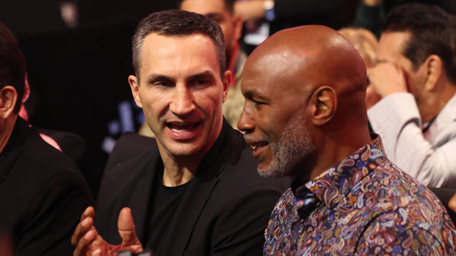 Wladimir Klitschko and Lennox Lewis