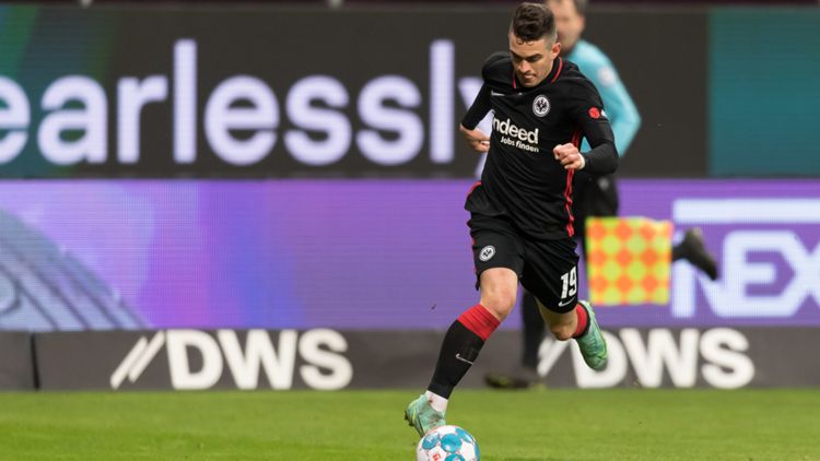 Rafael Borre Eintracht Frankfurt Bundesliga vs. Borussia Dortmund 08012021