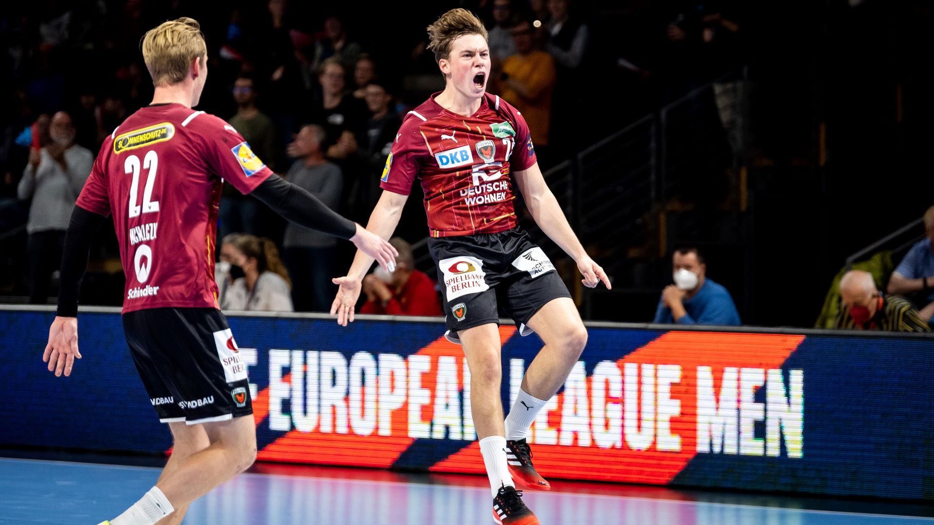 Füchse Berlin Michalczik Chrintz Handball European League