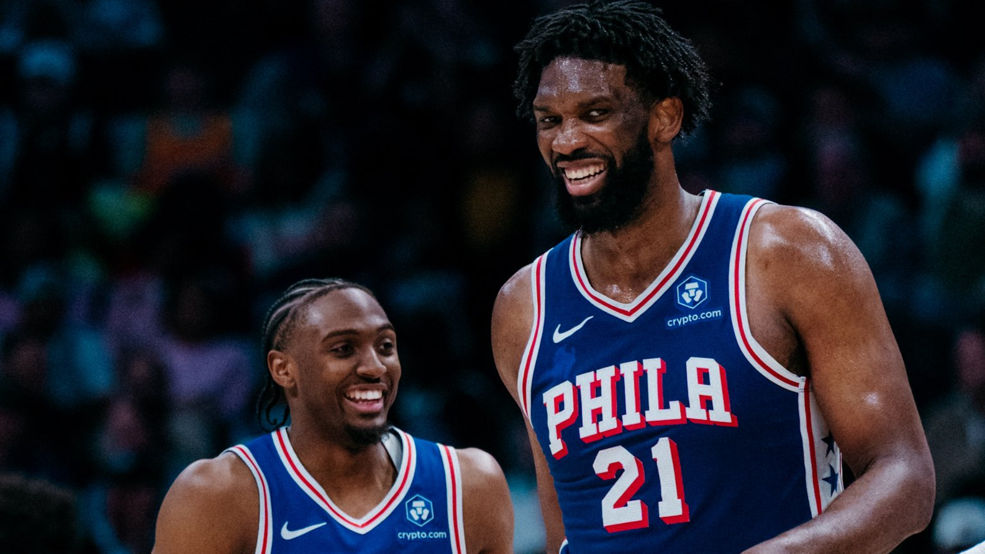 Joel Embiid, Tyrese Maxey, Philadelphia 76ers