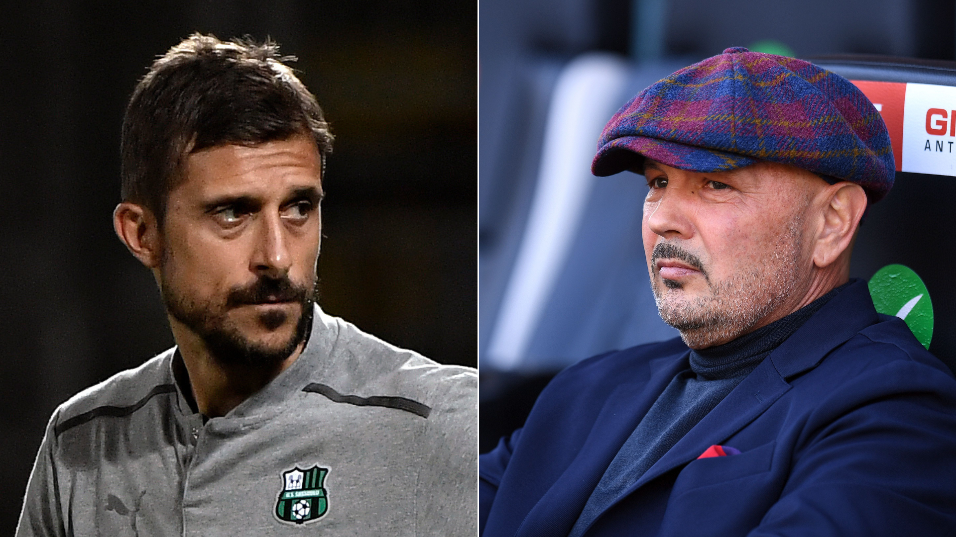 Dionisi e Mihajlovic, Sassuolo-Bologna