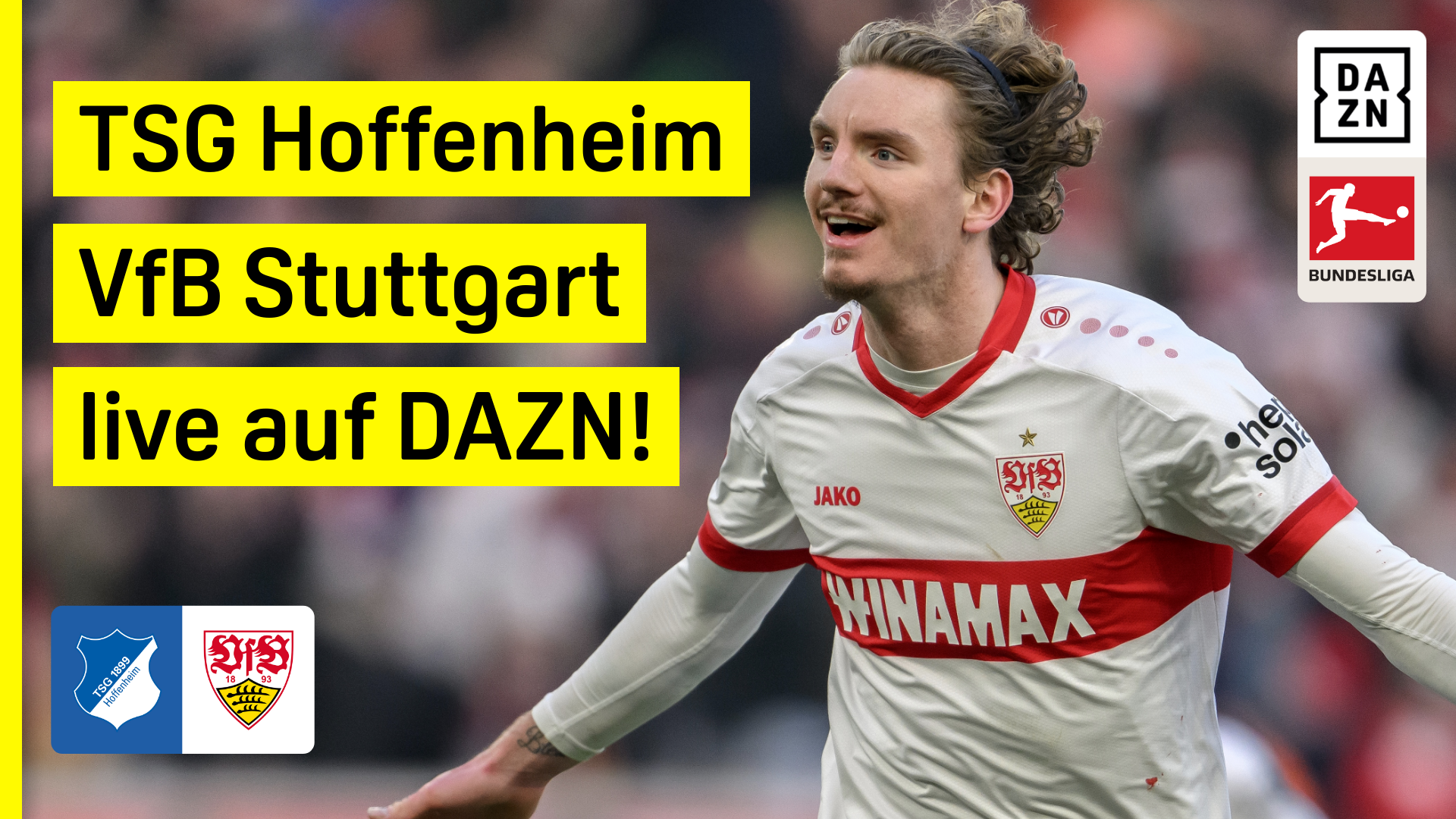 TSG Hoffenheim VfB Stuttgart Bundesliga DAZN Header
