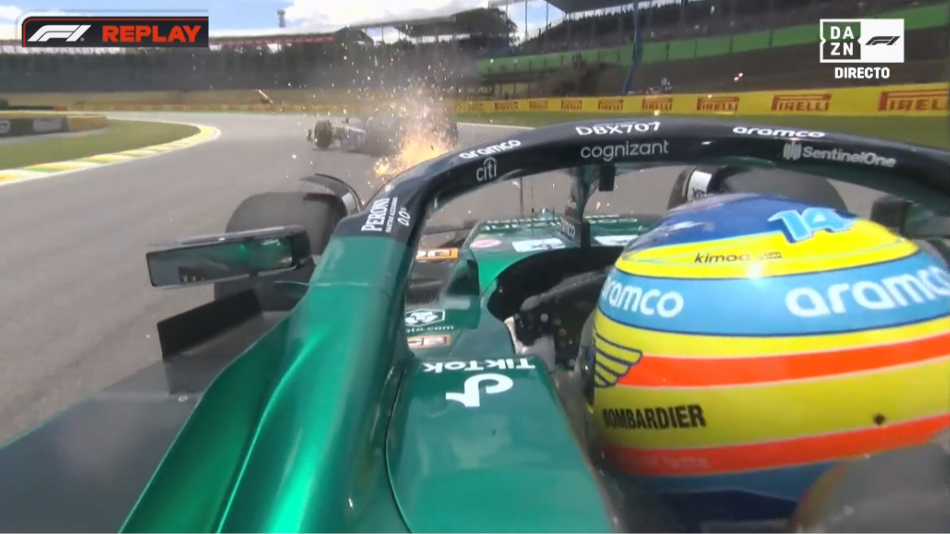 Fernando Alonso, Esteban Ocon, GP Brasil, F1