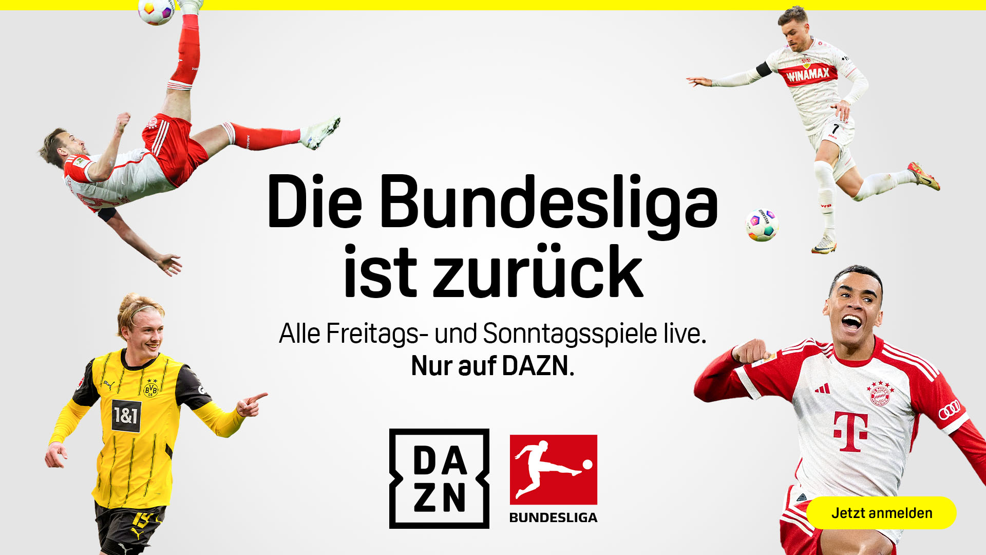 DAZN Bundesliga Header Season Start 2024