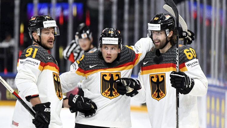 Moritz Müller Parker Tuomie Wojciech Stachowiak IIHF Eishockey-WM DEB 21052023