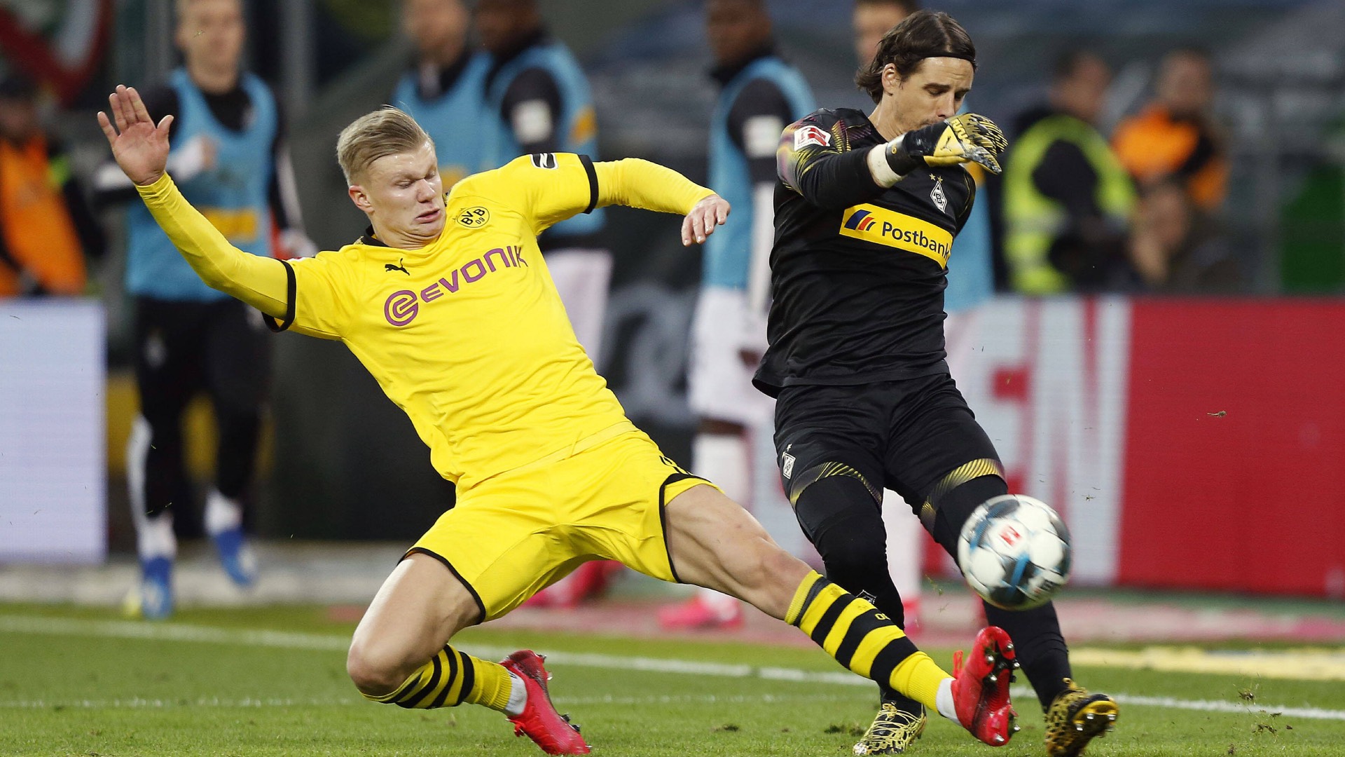 Erlin Haaland Dortmund Yann Sommer BMG Bundesliga