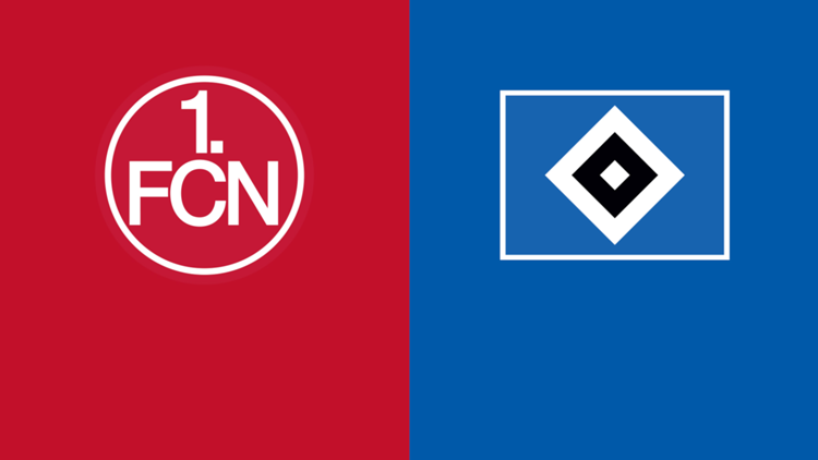 1. FC Nürnberg vs HSV Hamburger SV Logos