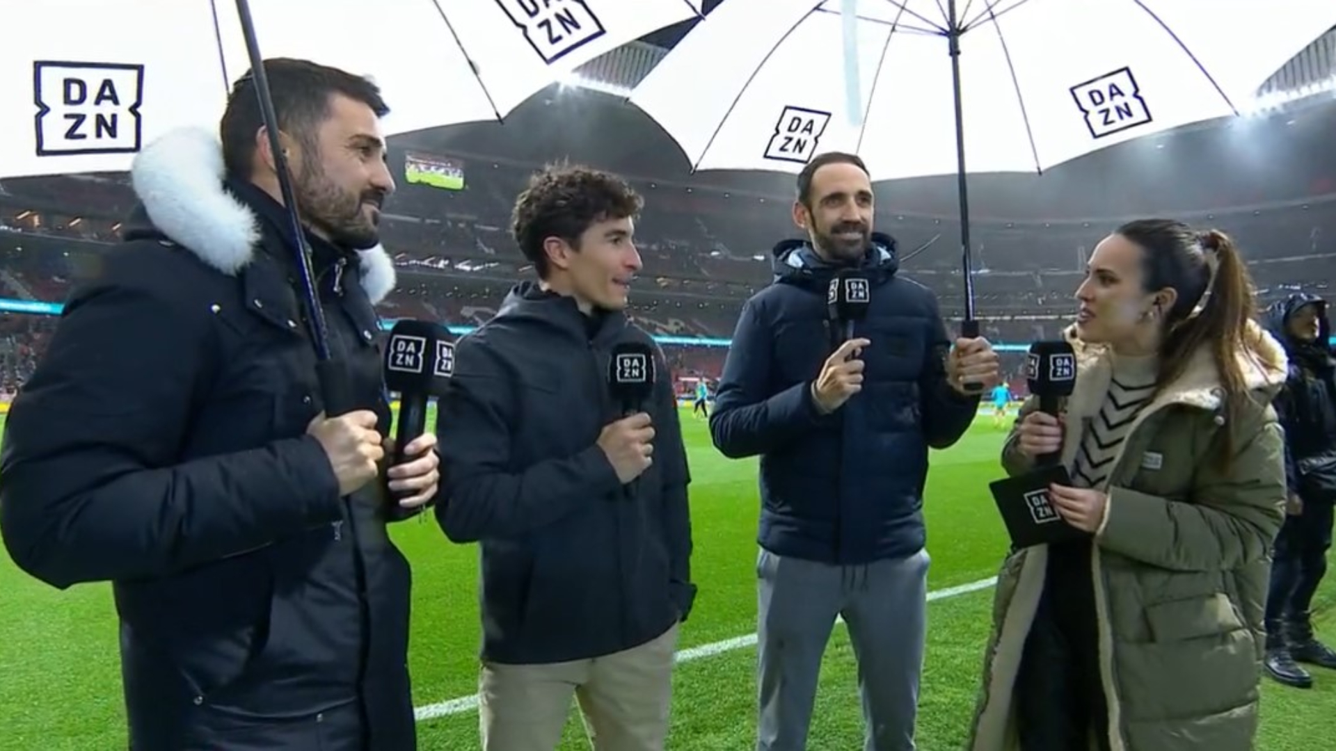 Marc Márquez, Juanfran Torres, David Villa, Sandra Díaz, Atlético de Madrid, FC Barcelona, LaLiga, MotoGP