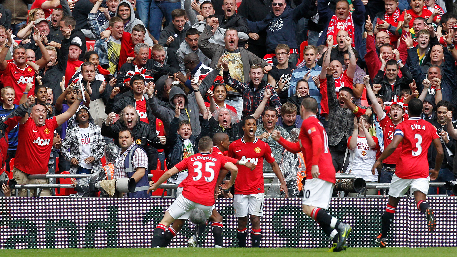 Community Shield 2011, Machester City-Manchester United, la rete decisiva di Nani
