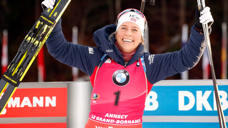 Tiril Eckhoff Norwegen Biathlon Le Grand Bornand 21122019