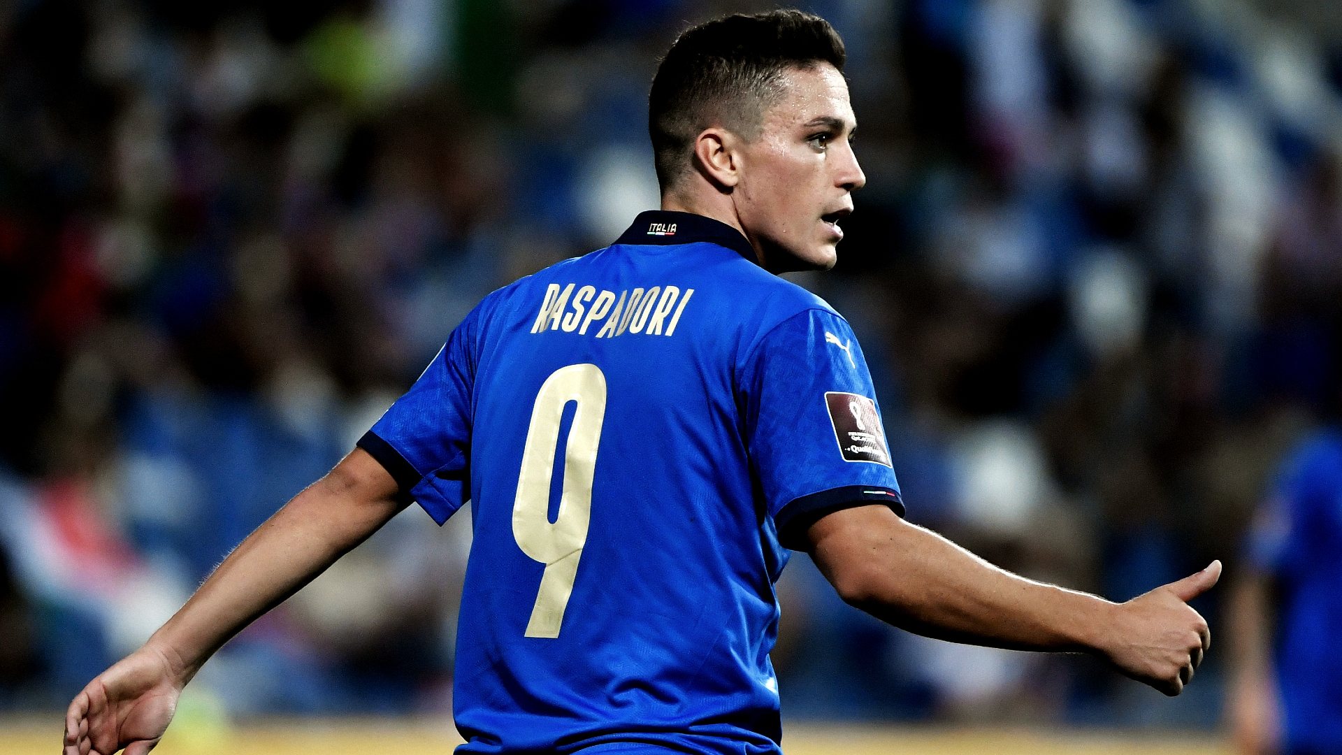 2021-09-08-Giacomo Raspadori of Italy