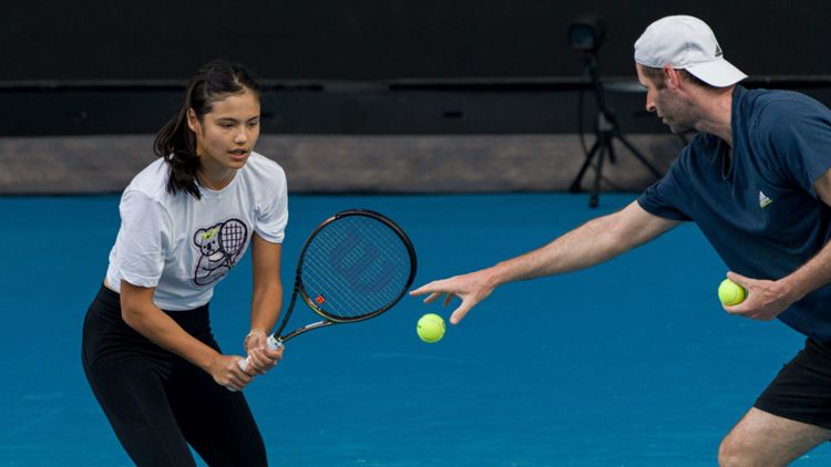 Australian Open 2022, Emma Raducanu & Torben Beltz