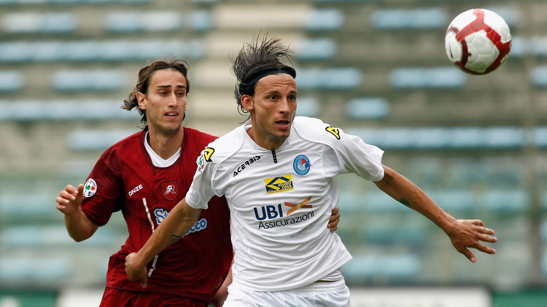 Gabriele Cioffi da giocatore con la maglia dell'Albinoleffe