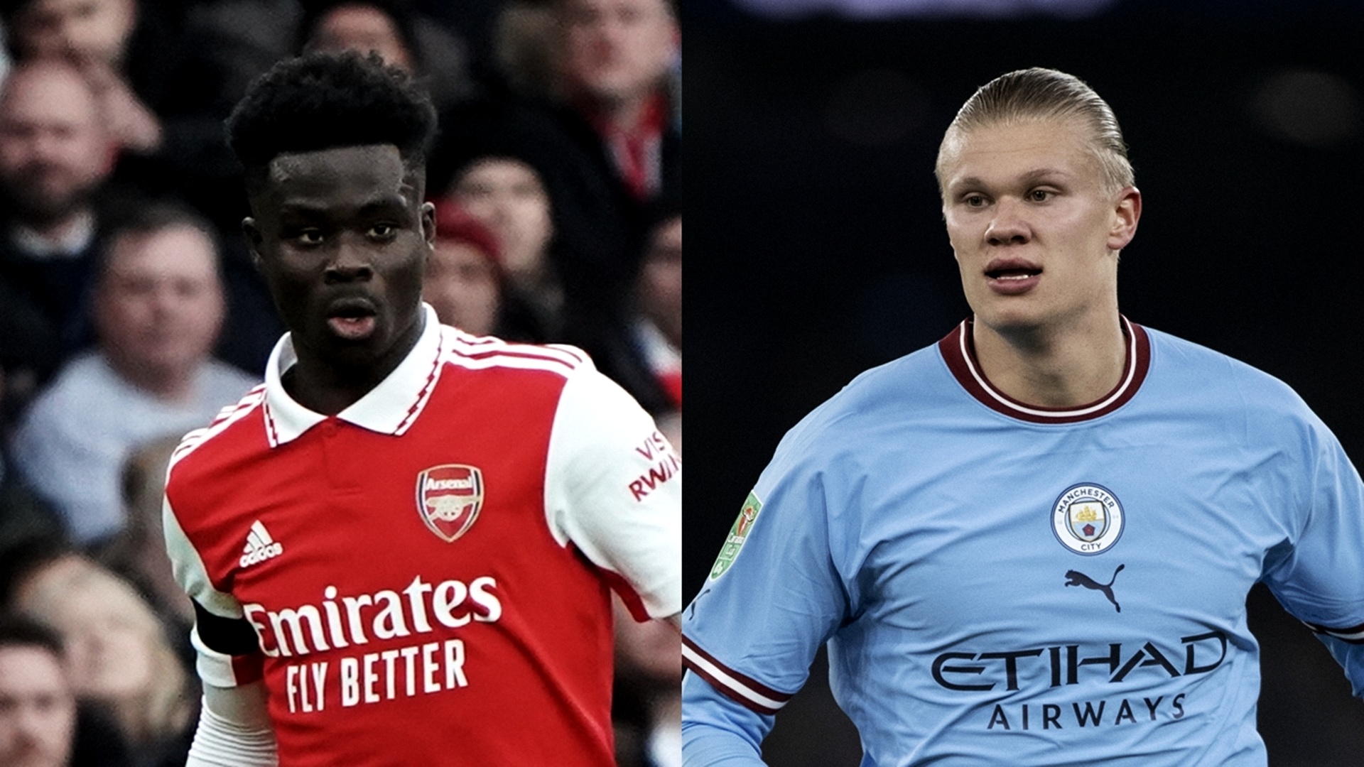 MP_Bukayo Saka_Arsenal vs Erling Haaland_Manchester City