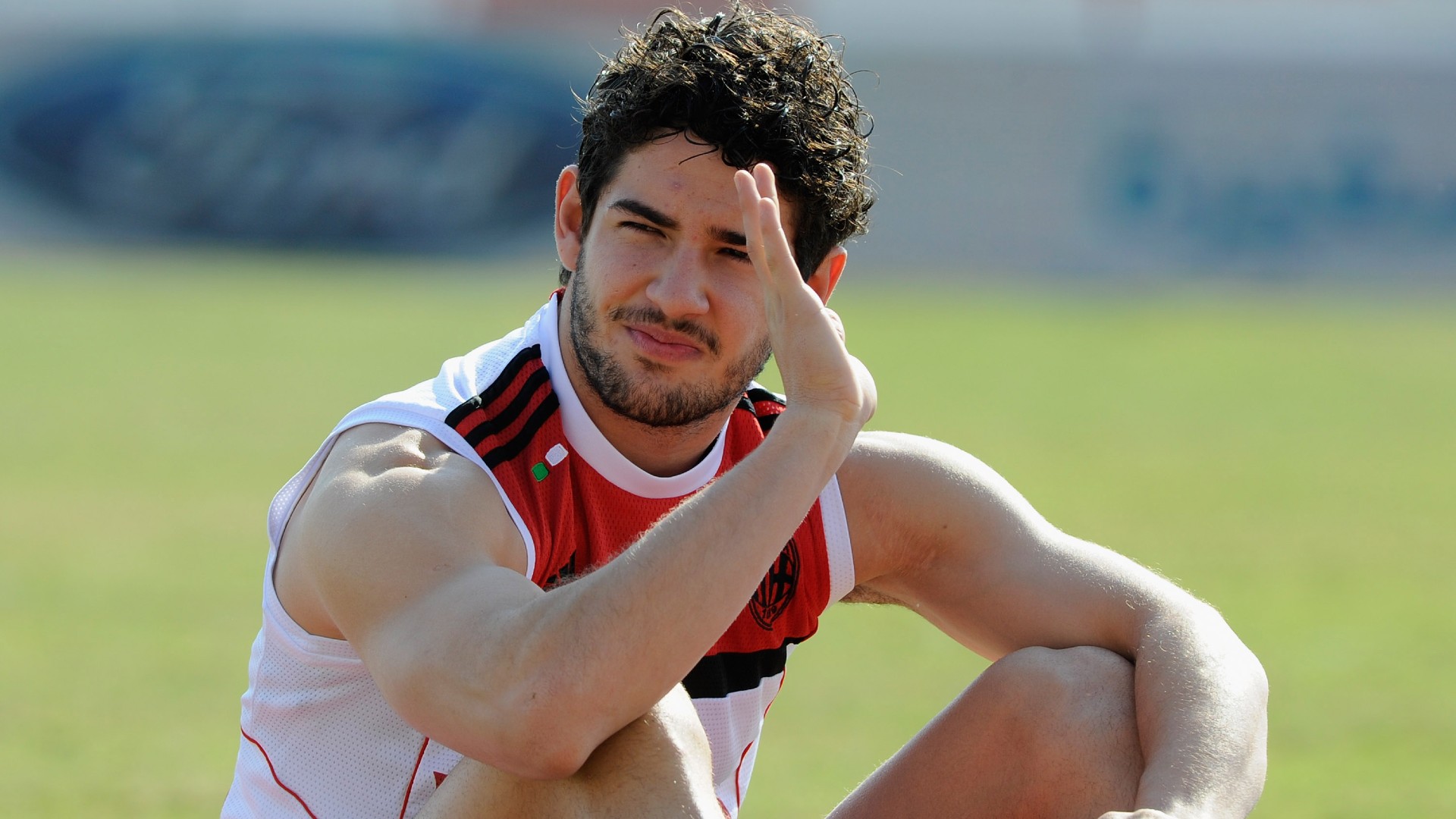 Alexandre Pato in allenamento con il Milan
