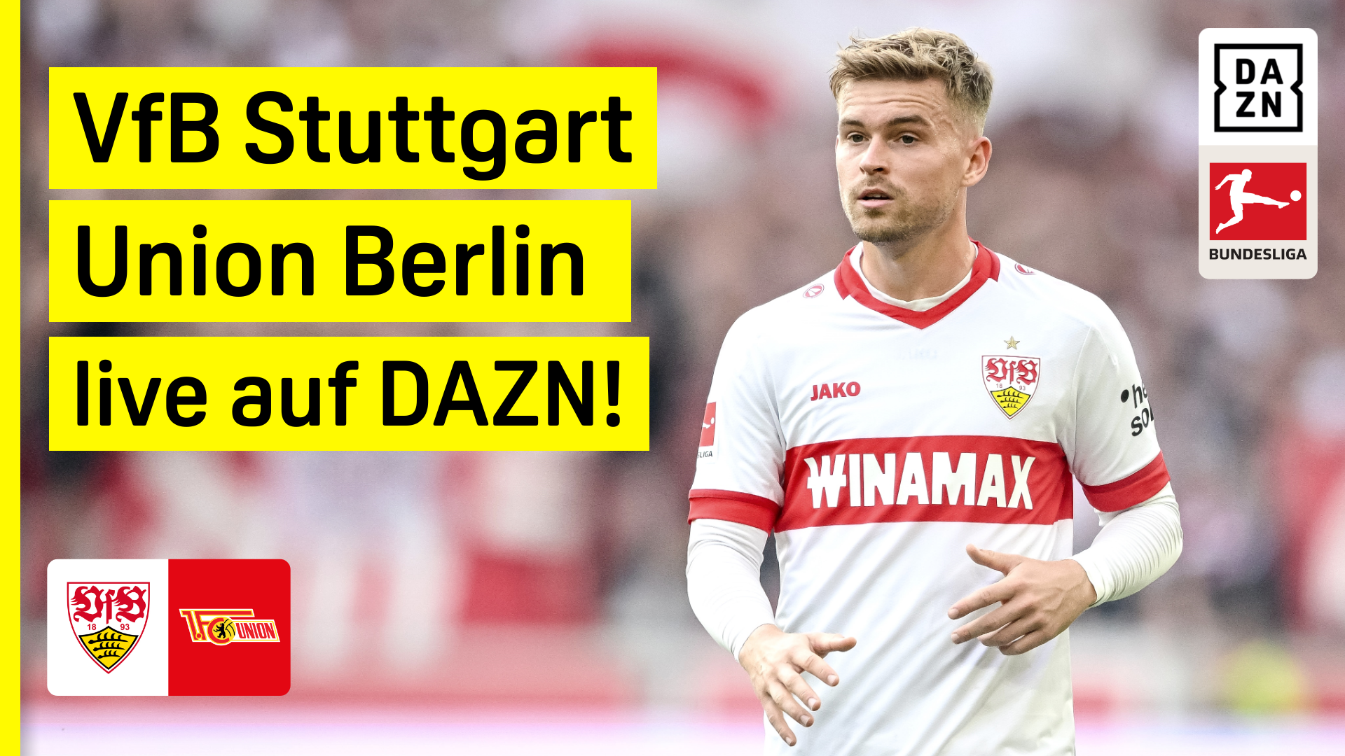 VfB Stuttgart Union Berlin Bundesliga DAZN Header