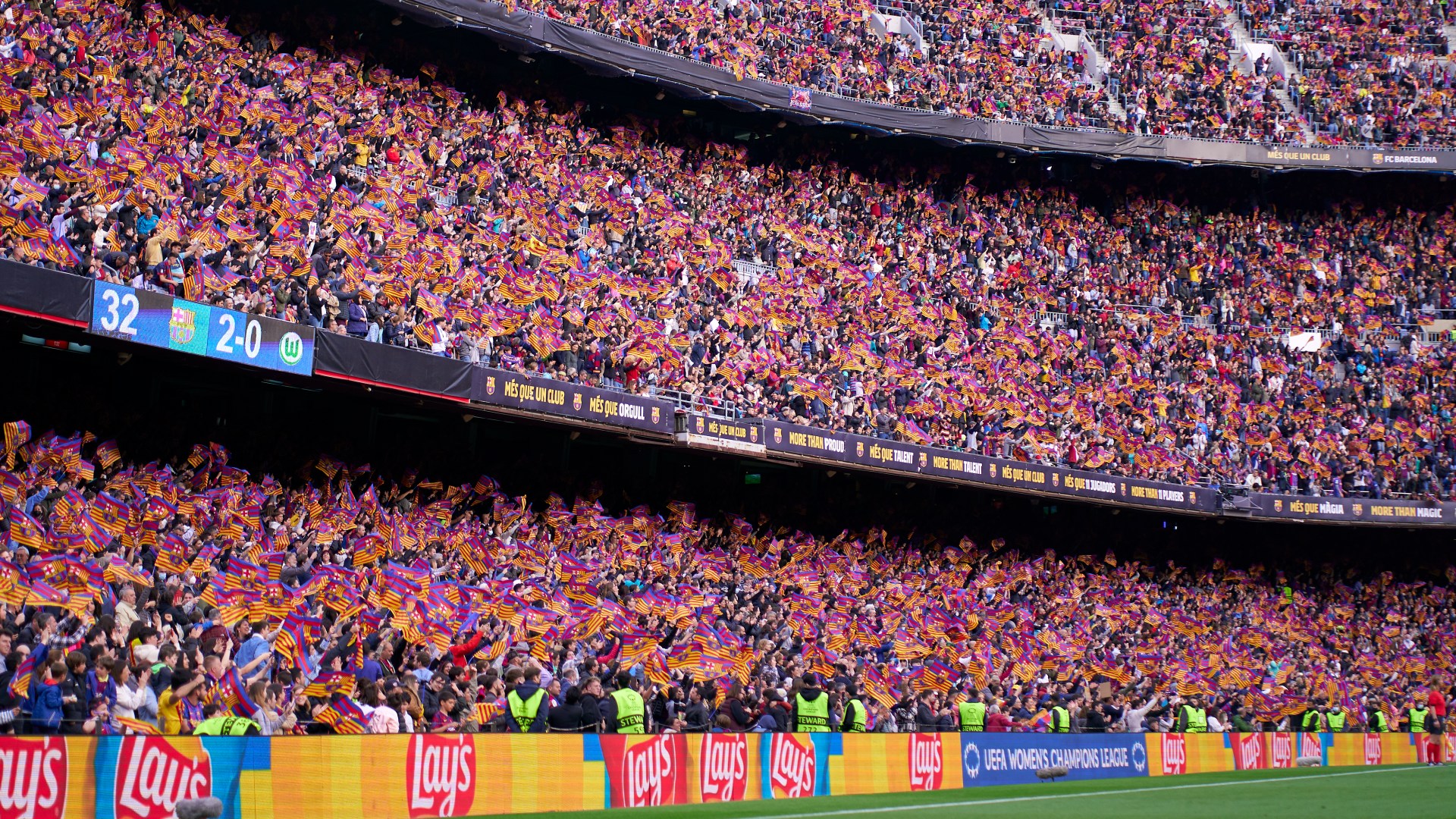 Camp Nou FC Barcelona Wolfsburgo UEFA Women's Champions League