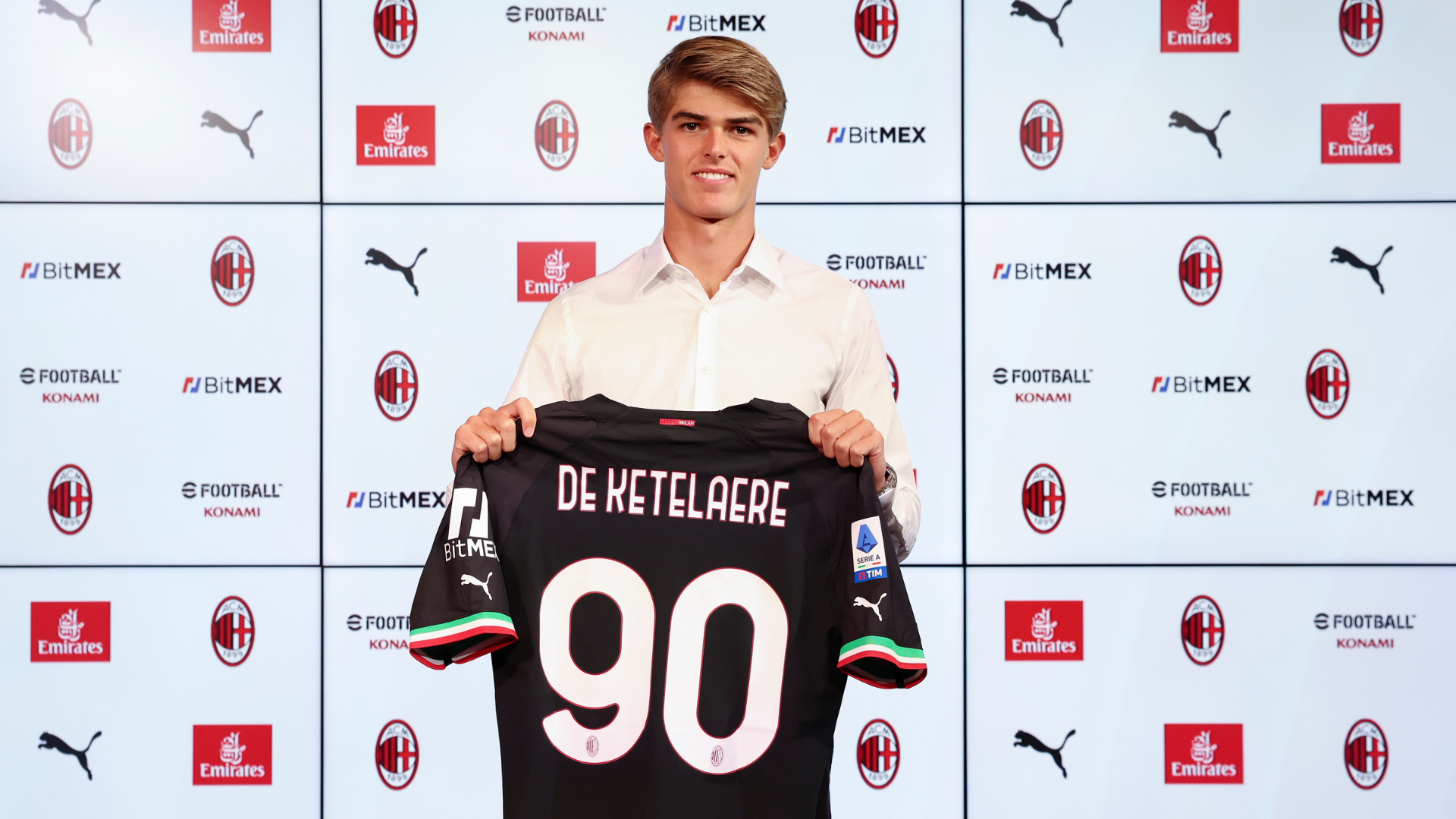 Charles De Ketelaere presentazione Milan