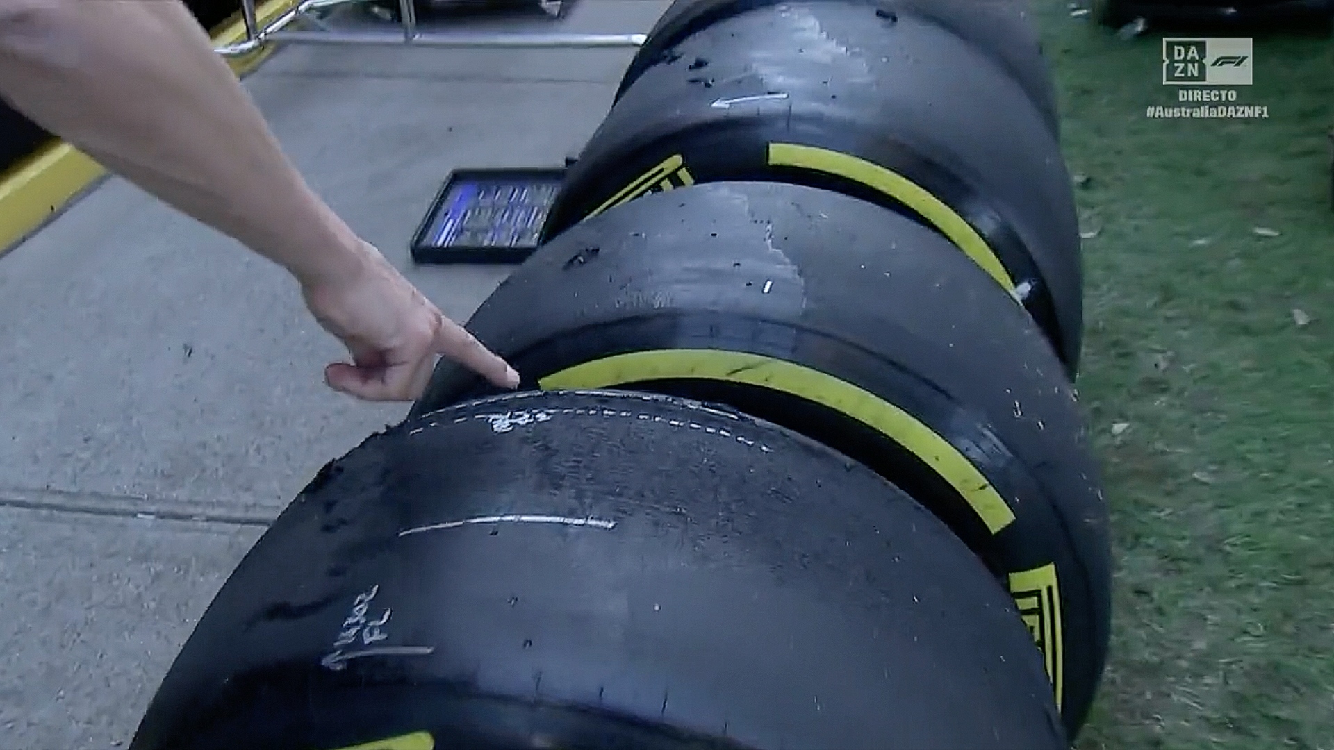 Albert Fabrega Neumatico Fernando Alonso Australia DAZN