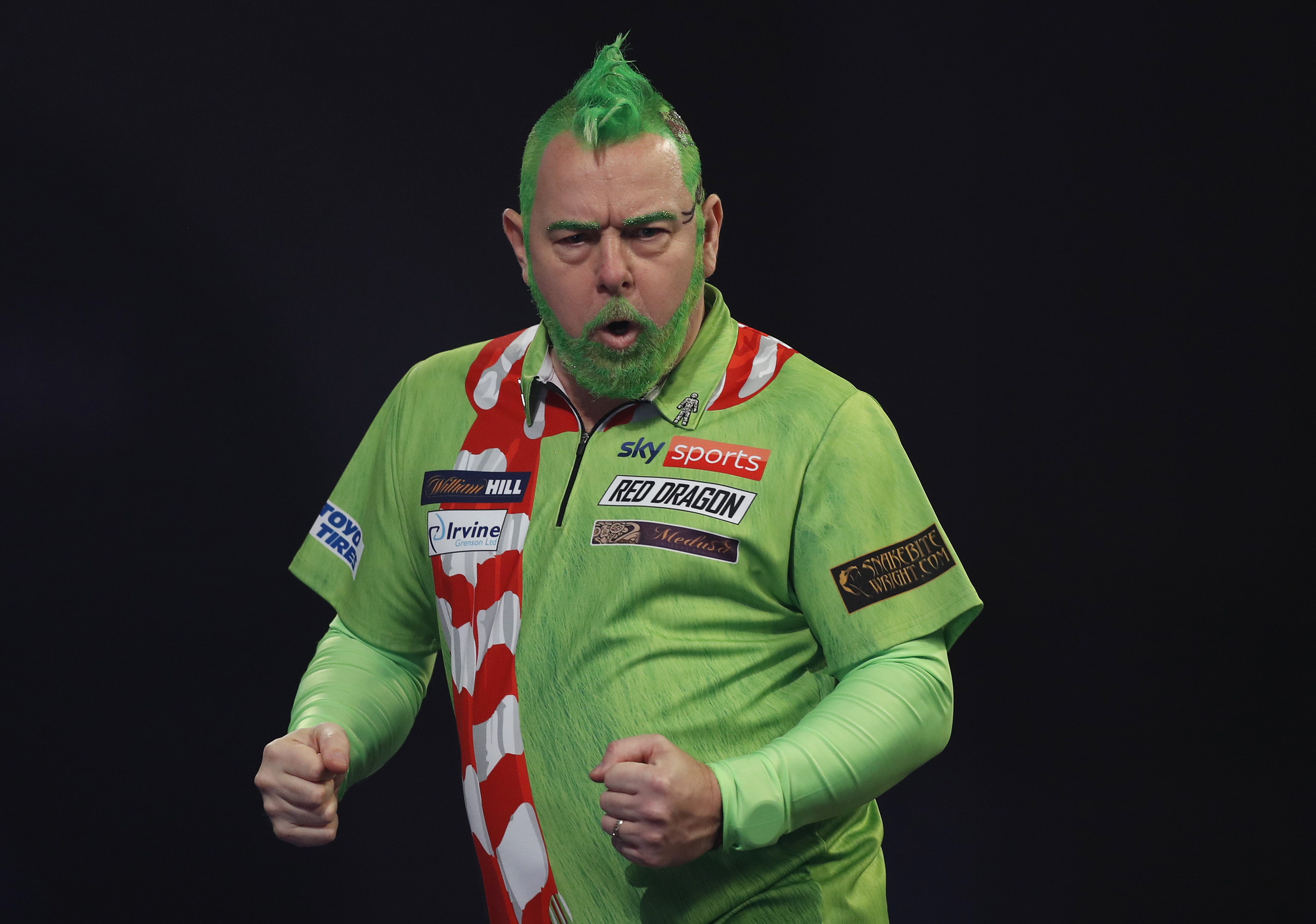 Peter Wright, DARTS, no copertina