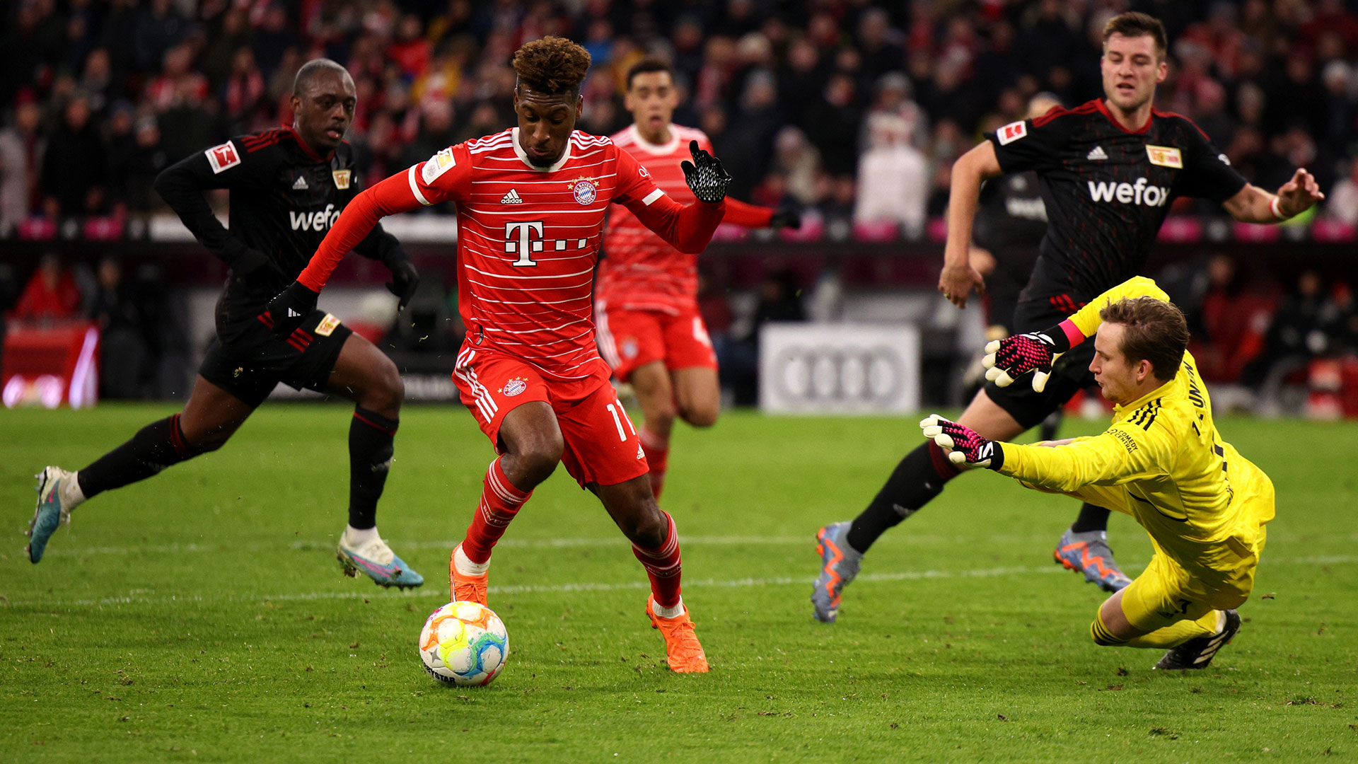 FC Bayern München Union 26022023Berlin Coman Rönnow Bundesliga 260