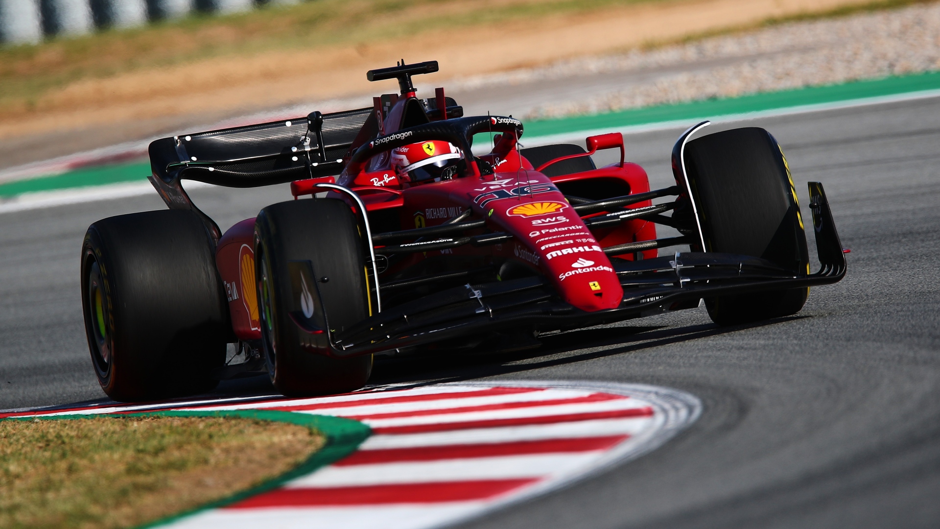 Charles Leclerc Ferrari F1 Barcelona
