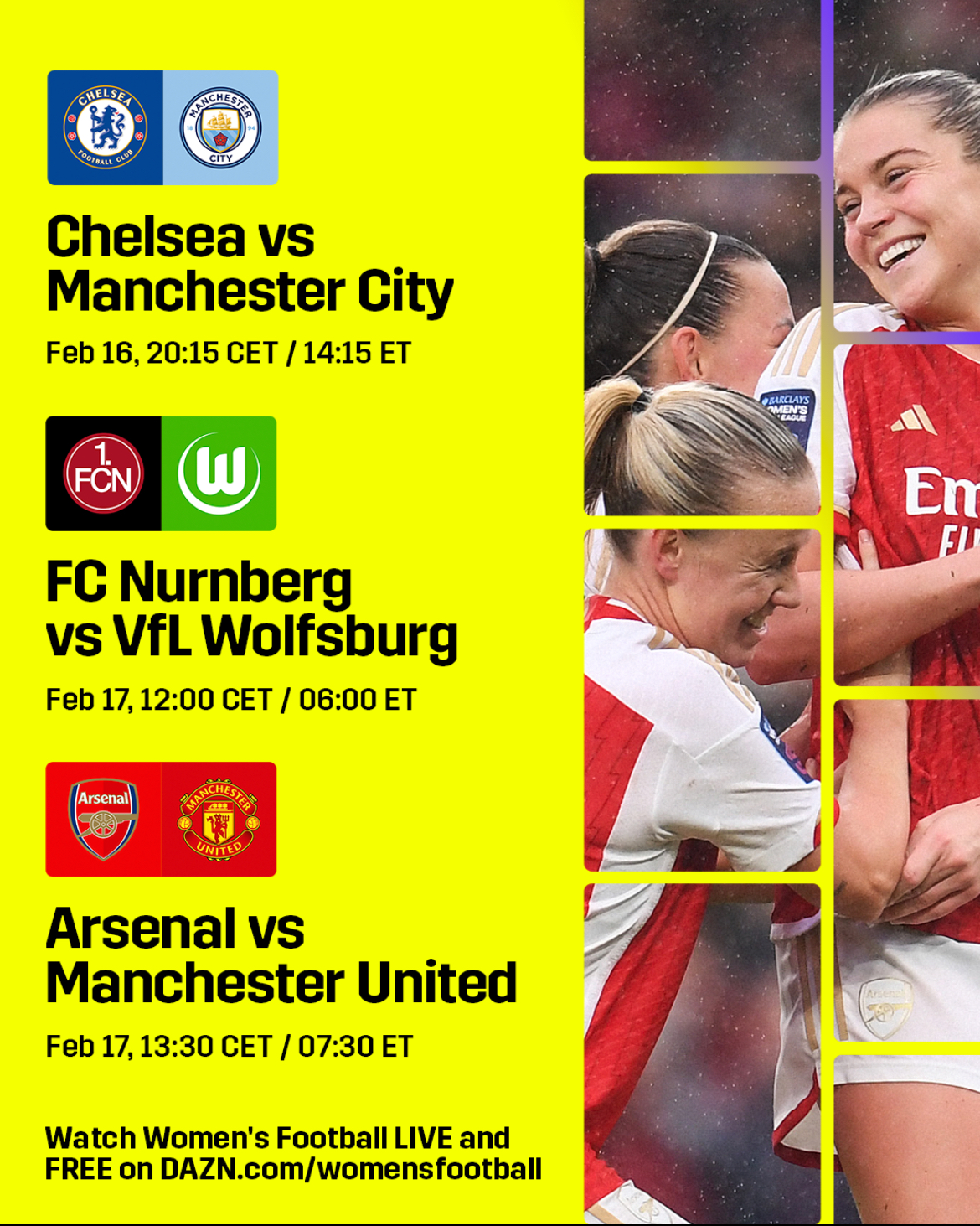 February Fixtures
