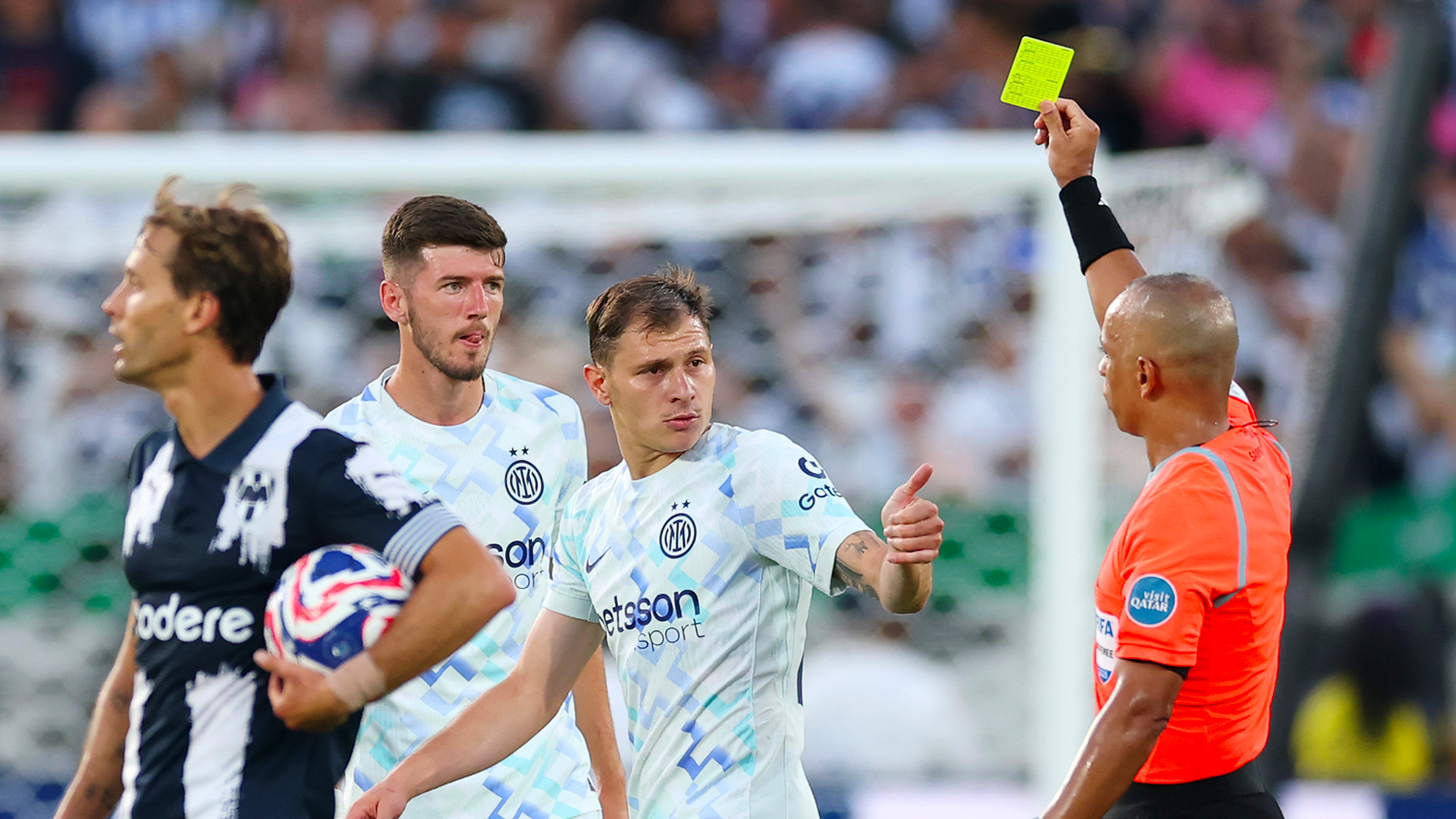 Cartellino giallo per Barella al Mondiale per Club FIFA 2025