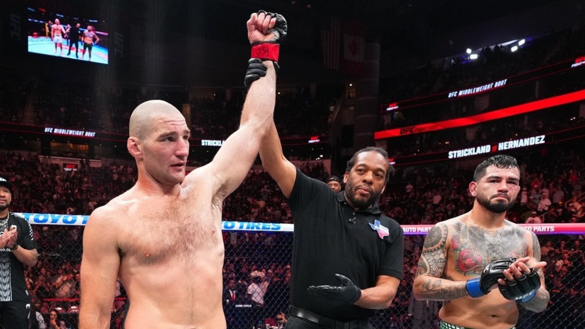 Sean Strickland vs Anthony Hernández