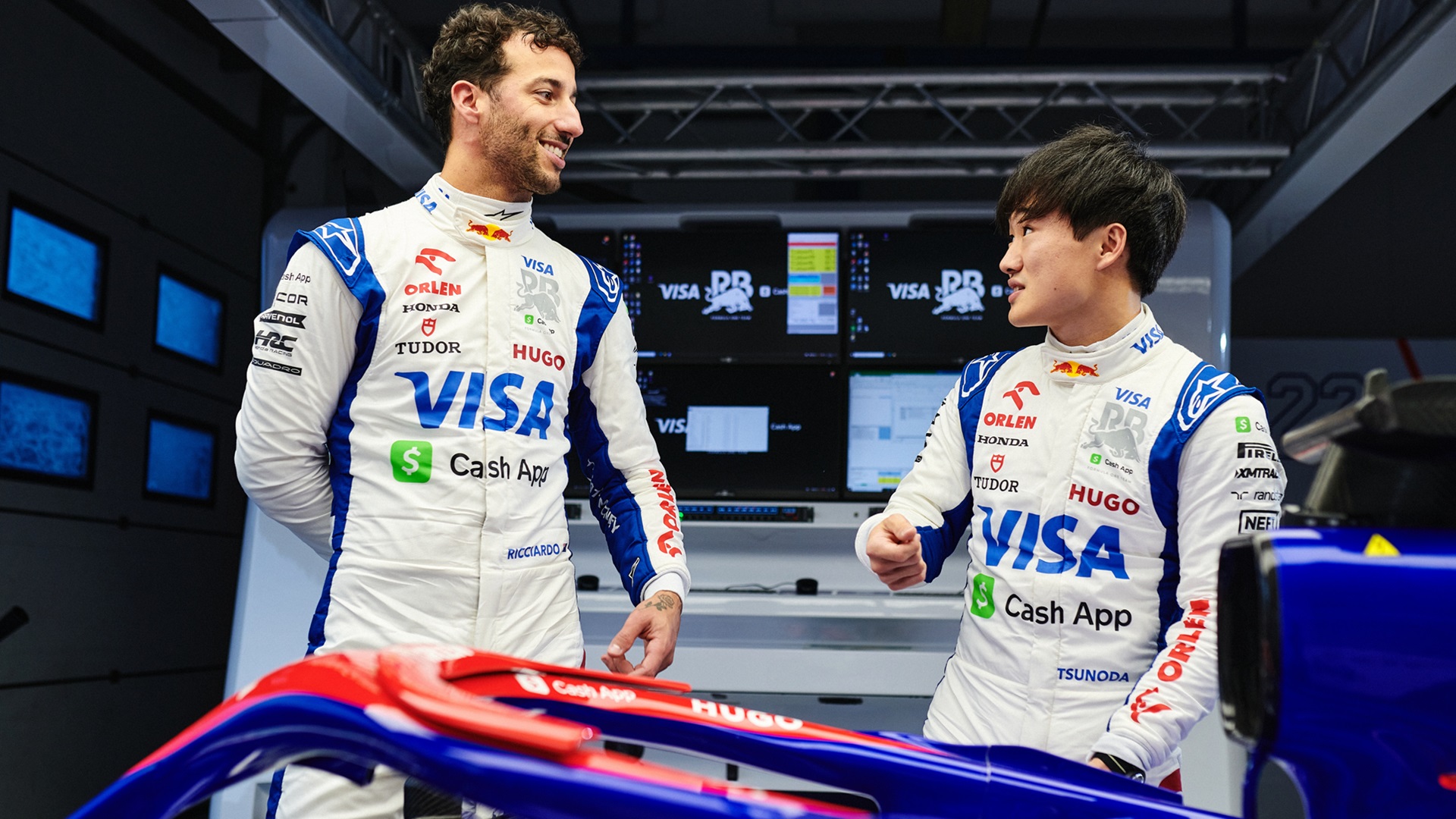 2024-02-21 Tsunoda Yuki Ricciardo Visa Cash App RB F1 Formula 1