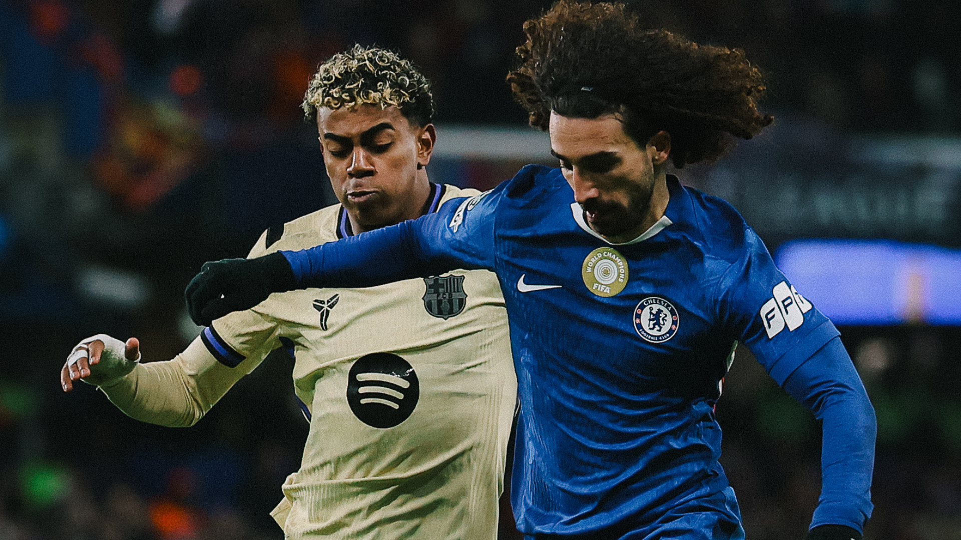Lamine Yamal Marc Cucurella Chelsea Barcelona 2025