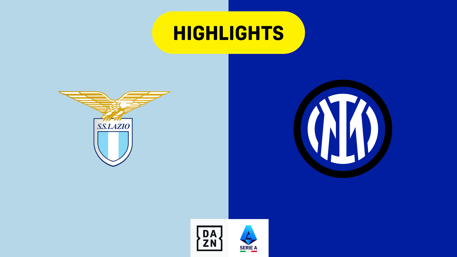 Lazio Rom Inter Mailand Serie A Highlights