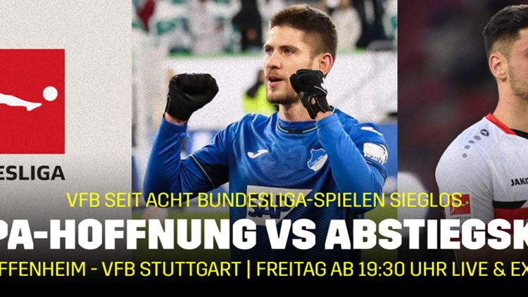 Banner Bundesliga TSG Hoffenheim VfB Stuttgart