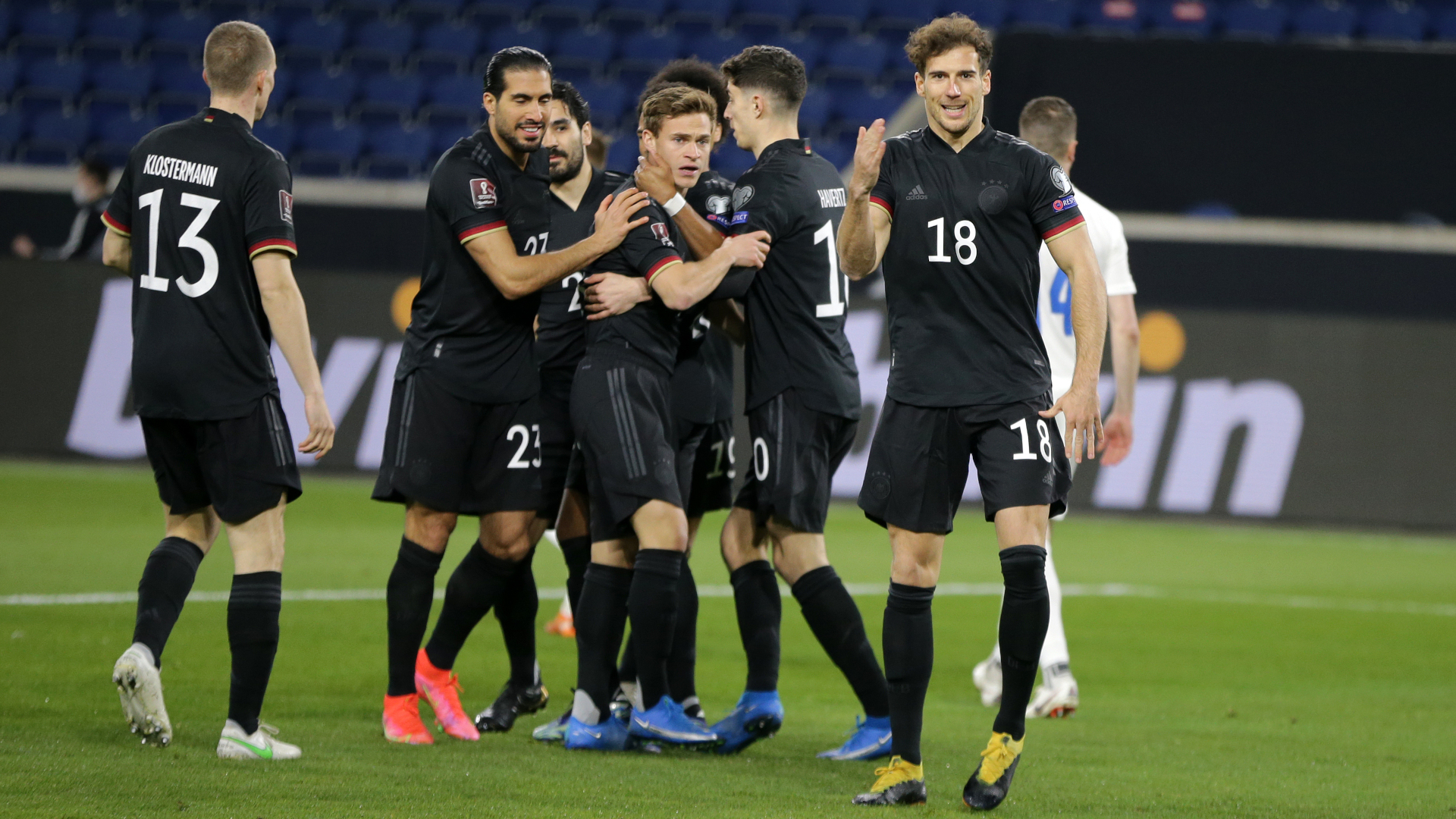ONLY GER Leon Goretzka, Joshua Kimmich Emre Can, Kai Havertz, Lukas Klostermann Deutschland vs. Island WM-Qualifikation 25032021