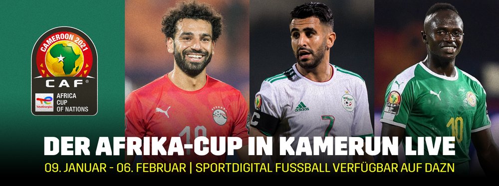 Afrika Cup DAZN Banner