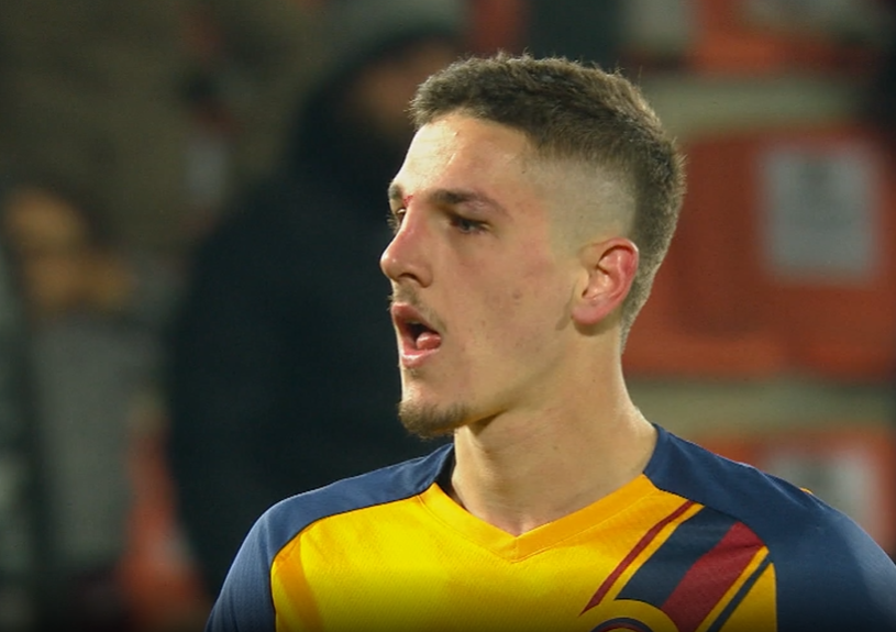 Zaniolo, Spezia-Roma, taglio