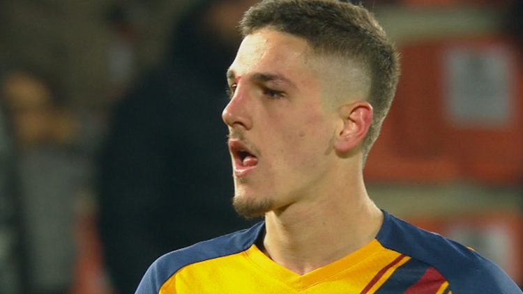 Zaniolo, Spezia-Roma, taglio