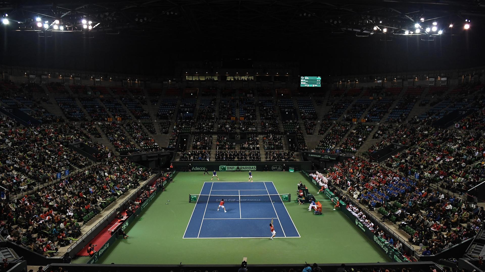 Tennis Davis Cup Doubles Arena