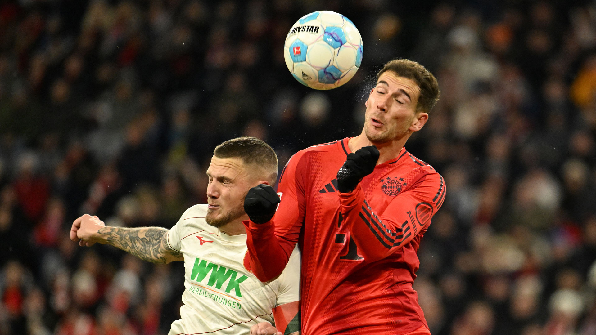 Leon Goretzka FC Bayern München FC Augsburg Bundesliga 22112024