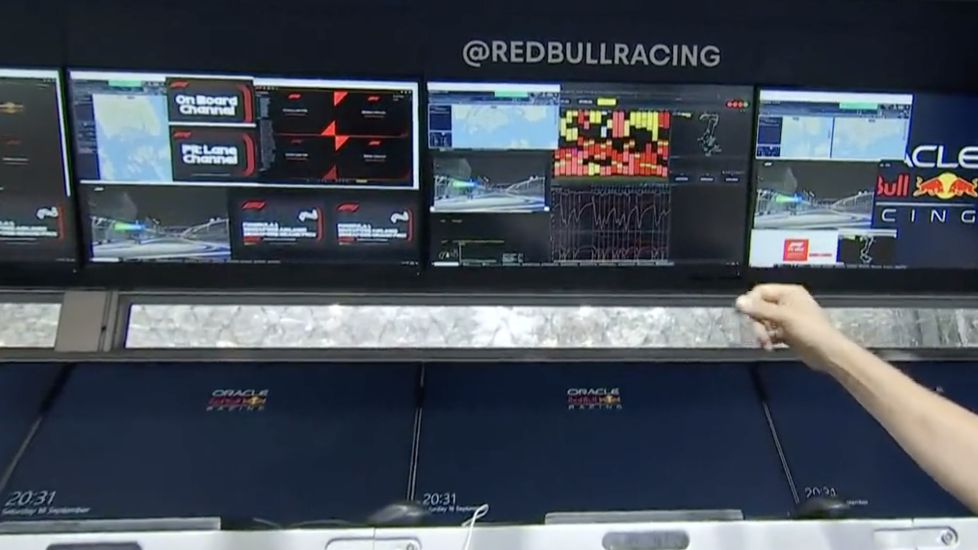 Telemetria Red Bul Sainz