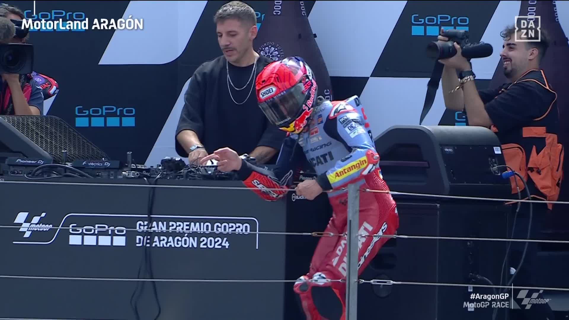 Baile Marc Márquez GP Aragón 2024