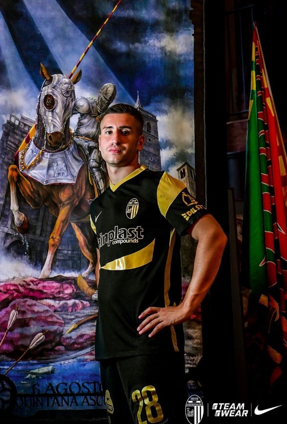 Seconda maglia Ascoli 2023-2024, DAZN News Italia, Serie BKT