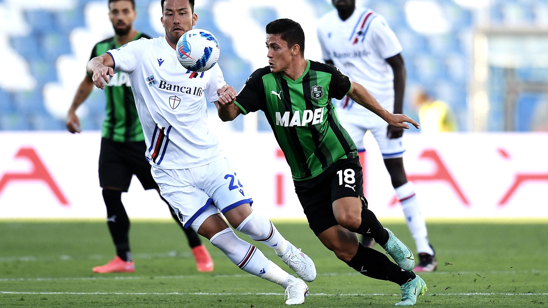 2021-08-29-Giacomo Raspadori of US Sassuolo