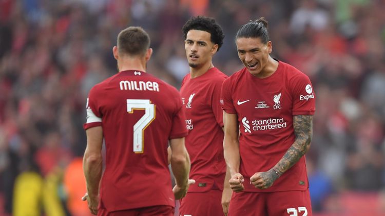 Nunez e Milner, Liverpool 2022, DAZN Italia, Community Shield