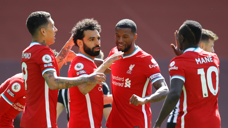 Mané, Salah, Firmino, Wijnaldum