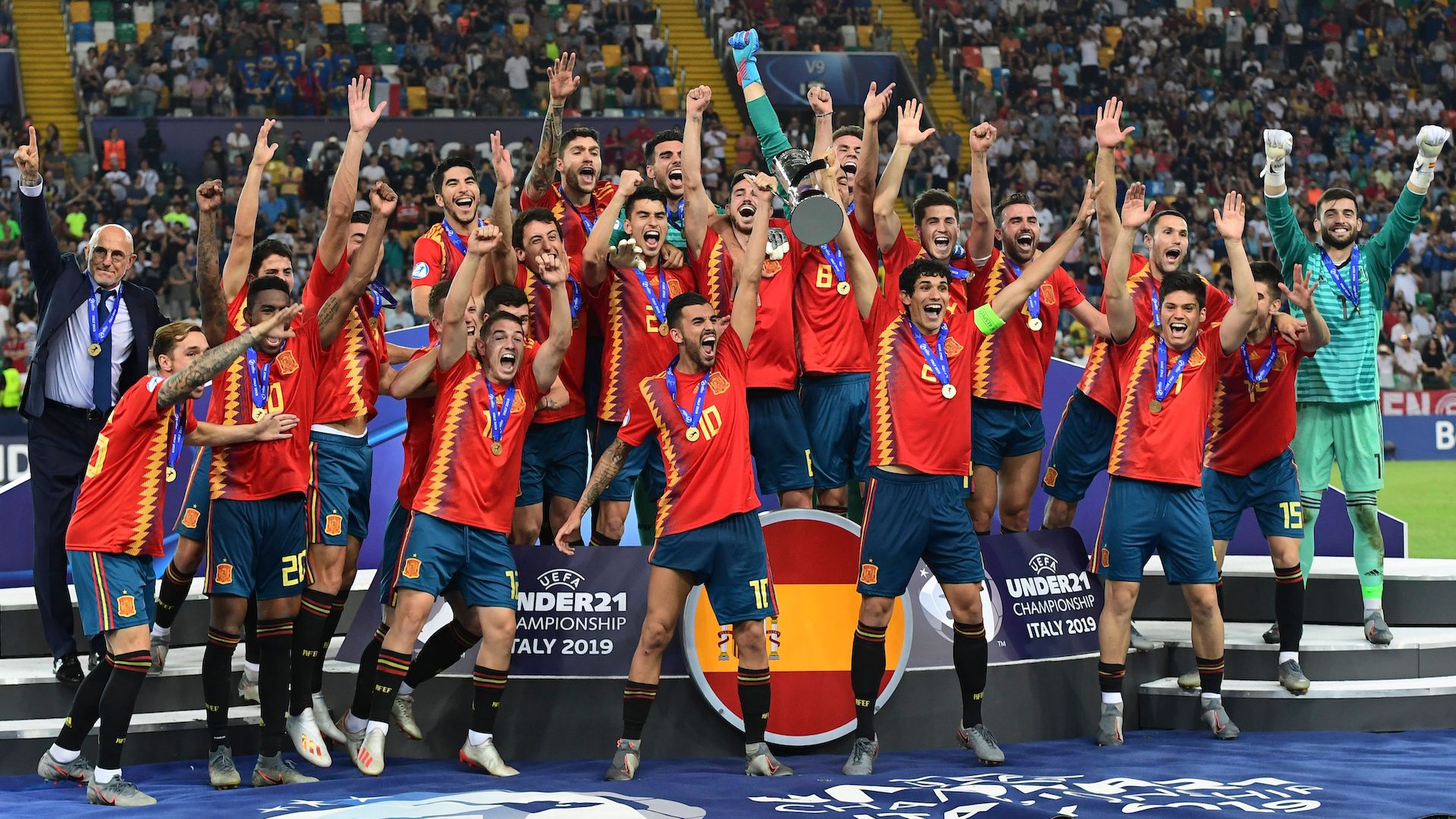 Luis de la Fuente, España Sub-21