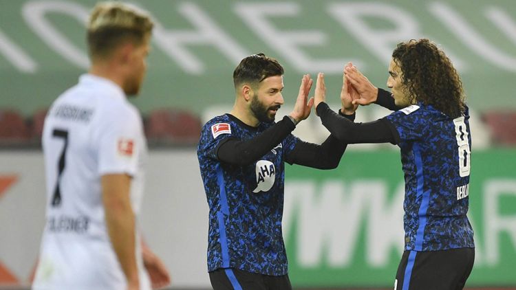 Marvin Plattenhardt Matteo Guendouzi Hertha BSC FC Augsburg Bundesliga 2020