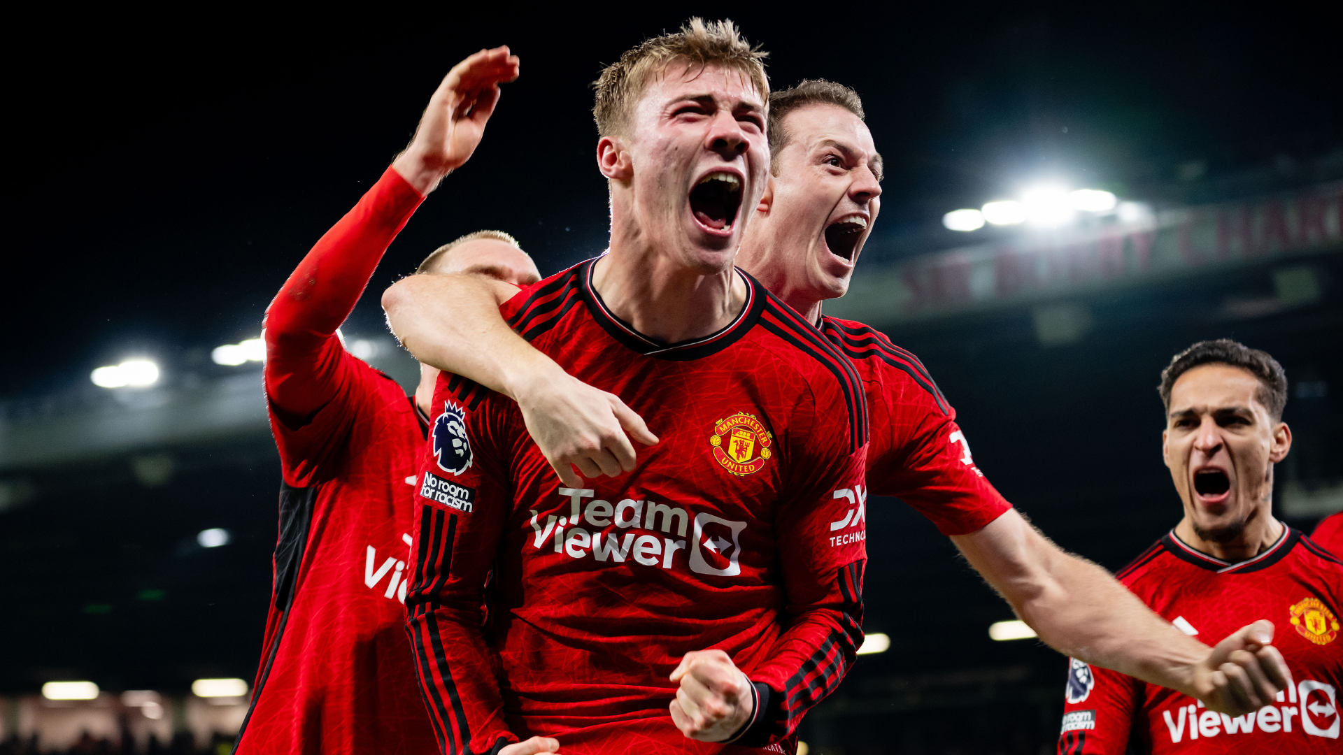 Rasmus Højlund goal vs Aston Villa