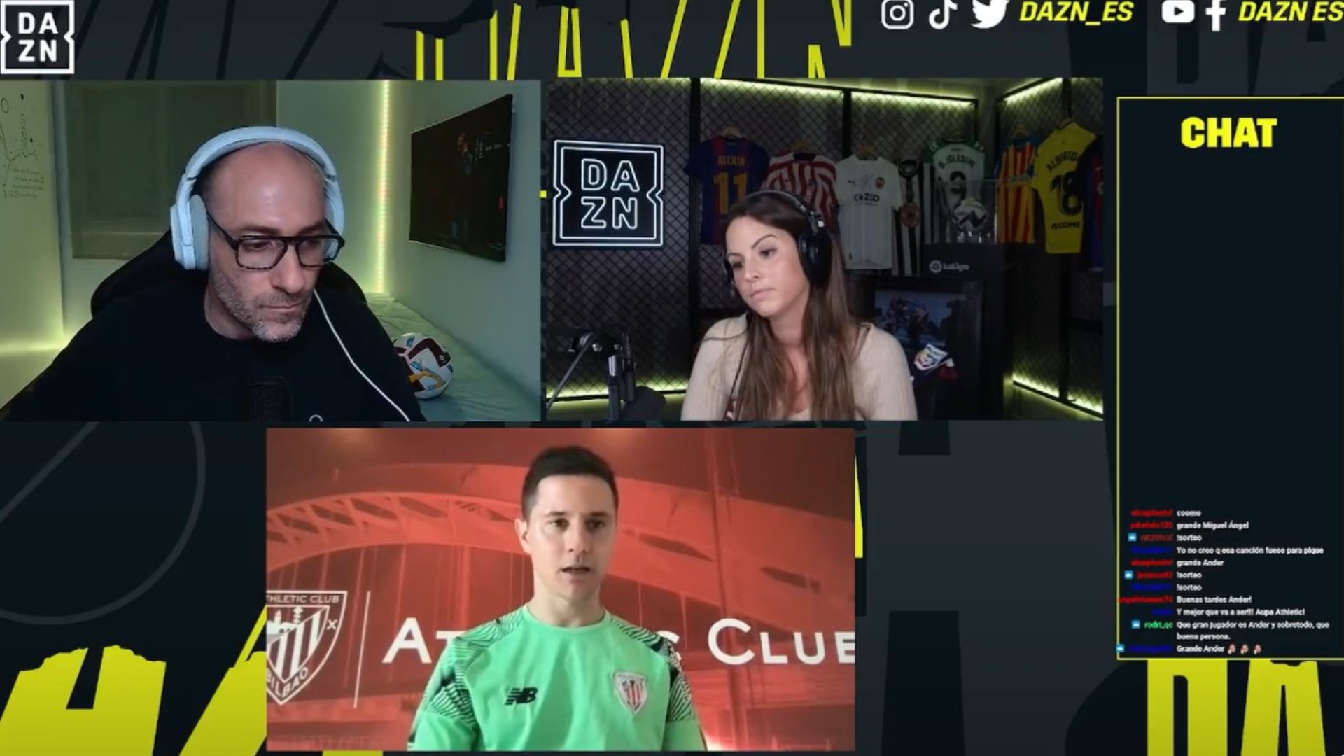 Ander Herrera, Miguel Ángel Román, Irene Molina, Athletic Club, DAZN