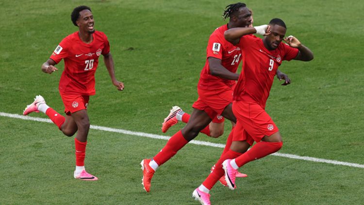 Cyle Larin of Canada